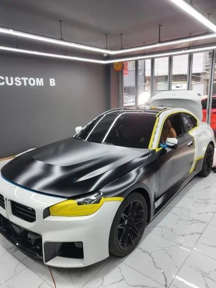 Bmw M2 수원랩핑 사틴블랙으로 완벽하게 변신!! 전체랩핑 / BMW / M2 / 수원,광교,동탄