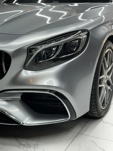 S63 AMG 쿠페 GT실버로 전체랩핑 하기!수원랩핑 커스텀비 에서! / 수원,광교,동탄