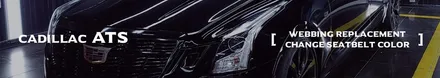 블랙에 레드만 잘어울리는게 아니다, 블랙&퍼플 조합 [캐딜락 Cadillac ATS 컬러벨트 _커스텀매드] #컬러안전벨트 #안전벨트튜닝 #서울경기자동차튜닝샵 #벨트교체 / 부산 기장경기 광주시 문형동