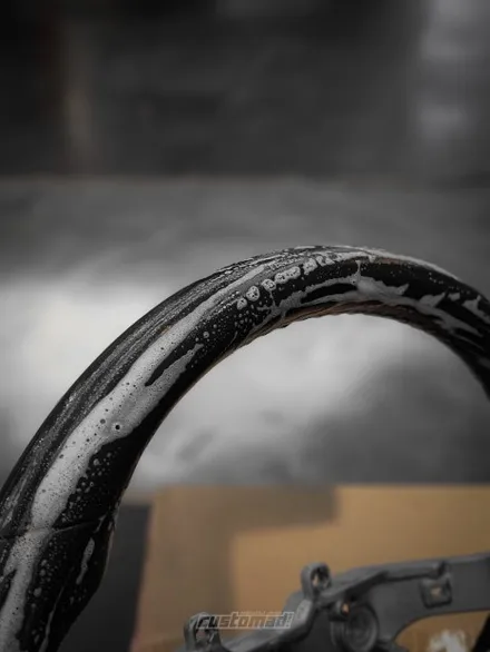 순정보다 순정같은 핸들염색 시공기 [소나타 디엣지 핸들 커스텀 도색 시공 _ 부산 자동차 실내염색 전문점] / 부산 기장