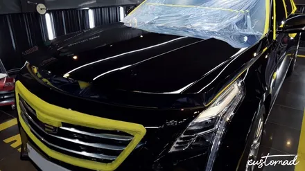 [Cadillac_CT6] 석회얼룩제거와 내장제복원까지 완벽하게 가능한곳! 캐딜락 CT6 커스텀매드 광택시공기! / 부산 기장경기 광주시 문형동