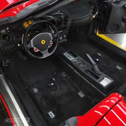 페라리 F430 실내복원기 [Ferrari F430 복원시공 _커스텀매드] #가죽복원 #시트복원 #끈적임복원 #핸들복원 / 부산 기장경기 광주시 문형동