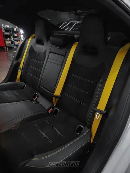벤츠도 벤츠나름, AMG다워지기 [CLA 45s amg 컬러안전벨트 시공 _커스텀매드] / 부산 기장경기 광주시 문형동