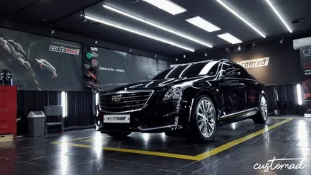 [Cadillac_CT6] 석회얼룩제거와 내장제복원까지 완벽하게 가능한곳! 캐딜락 CT6 커스텀매드 광택시공기! / 부산 기장경기 광주시 문형동