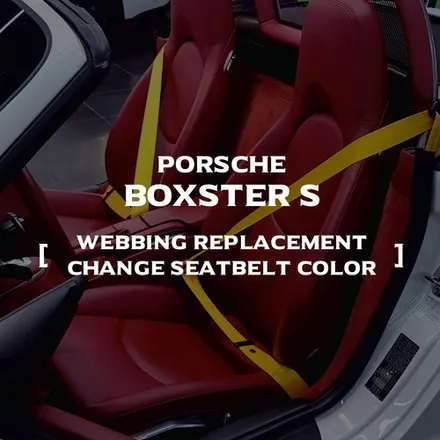 포르쉐라면 이건 못참지 [Porsche Boxster S _커스텀매드] #박스터s #컬러안전벨트 #컬러벨트 #안전벨트튜닝 #서울경기자동차튜닝샵샵 #업체추천 / 부산 기장경기 광주시 문형동