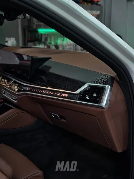 [서울.용인 | 자동차 실내 튜닝 전문점] BMW X6 실내 커스텀 도색 핸들, 대시보드 상하부, 도어트림, 센터콘솔 등 / 부산 기장경기 광주시 문형동