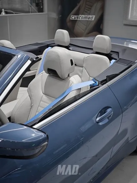 [분당.용인 | 자동차 실내 커스텀 전문점] 컬러 안전벨트 교체 튜닝! bmw 420i 컨버터블 바로셀로나 블루 에디션, 국내 단 20대밖에 없다고? / 부산 기장경기 광주시 문형동