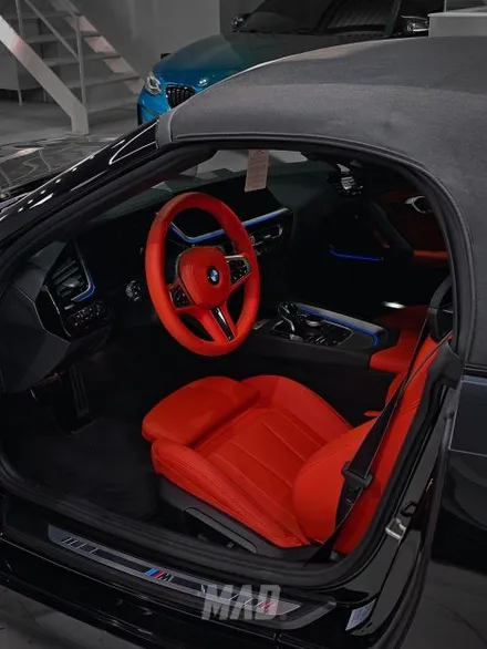 [서울.용인 | 자동차 실내 튜닝 전문점] BMW G29 Z4 마그마 레드 컬러 커스텀 도색 교체 염색 / 부산 기장경기 광주시 문형동