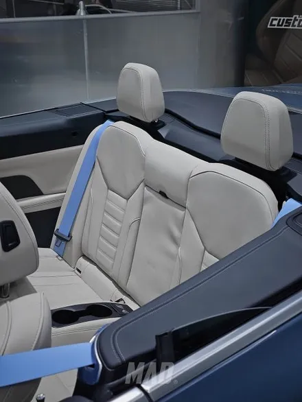 [분당.용인 | 자동차 실내 커스텀 전문점] 컬러 안전벨트 교체 튜닝! bmw 420i 컨버터블 바로셀로나 블루 에디션, 국내 단 20대밖에 없다고? / 부산 기장경기 광주시 문형동