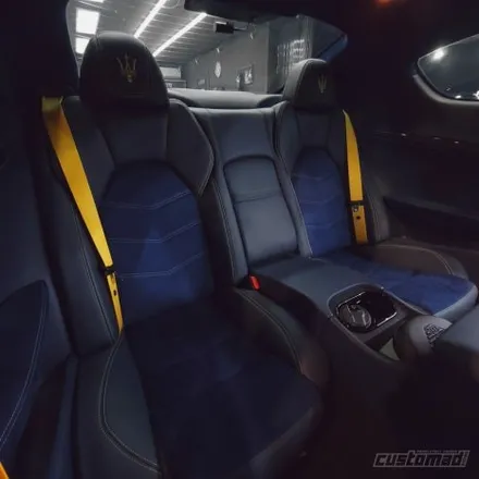 마세라티 그란투리스모 MC, 최고의 인테리어 드레스업 [Maserati Granturismo MC 컬러벨트 _커스텀매드] #컬러안전벨트 #안전벨트튜닝 #서울경기자동차튜닝 #벨트교체 / 부산 기장경기 광주시 문형동