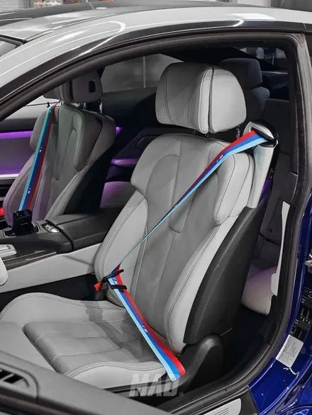 [서울.용인 | 자동차 실내 커스텀 전문점] BMW M6 컬러 안전벨트 교체 튜닝 + 시트 가죽복원! 12년이 흘렀어도 여전히 M이지 / 부산 기장경기 광주시 문형동