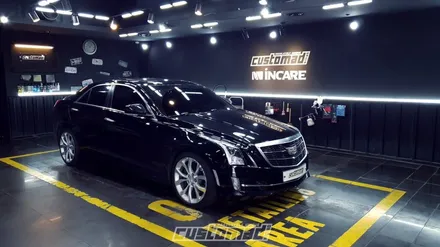 [CADILLAC_ ATS] 블랙시트도 가죽코팅이 필요합니다!/광택의 퀄리티는 보장하는 커스텀매드 #ATS광택 #ATS가죽코팅 / 부산 기장경기 광주시 문형동