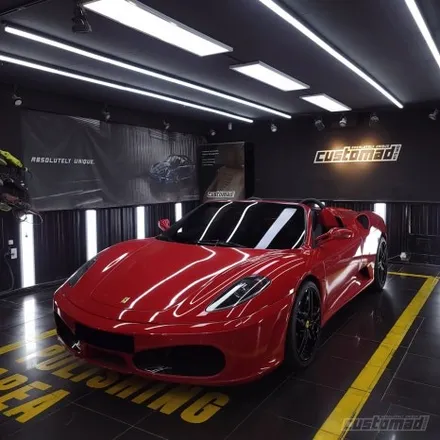 페라리 F430 실내복원기 [Ferrari F430 복원시공 _커스텀매드] #가죽복원 #시트복원 #끈적임복원 #핸들복원 / 부산 기장경기 광주시 문형동