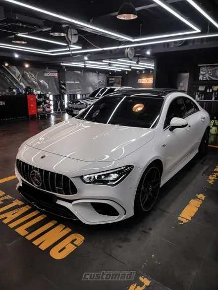 벤츠도 벤츠나름, AMG다워지기 [CLA 45s amg 컬러안전벨트 시공 _커스텀매드] / 부산 기장경기 광주시 문형동