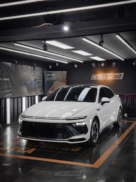 순정보다 순정같은 핸들염색 시공기 [소나타 디엣지 핸들 커스텀 도색 시공 _ 부산 자동차 실내염색 전문점] / 부산 기장