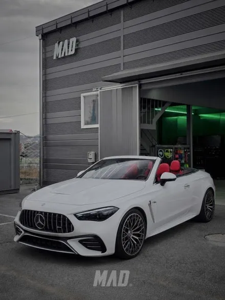 벤츠 CLE53 AMG 카브리올레 안전벨트 색상 교체 및 커스텀 도색 / 부산 기장경기 광주시 문형동