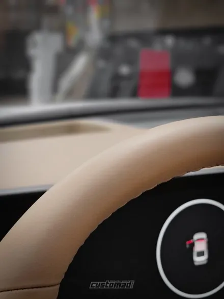 순정보다 순정같은 핸들염색 시공기 [소나타 디엣지 핸들 커스텀 도색 시공 _ 부산 자동차 실내염색 전문점] / 부산 기장