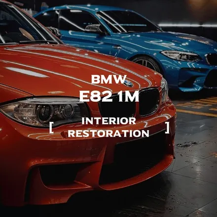 차쟁이들이 차를 아껴타는 방법 [BMW E82 1M 실내복원 시공 _ 부산 자동차 가죽복원 전문점] / 부산 기장