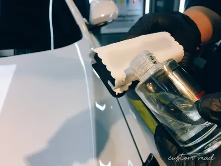 [Cadillac_ATS] 캐딜락 ATS_ 화이트차량도 반짝일 수 있다 #파이어볼-이지스 #부산유리막코팅 #해운대유리막코팅 #해운대광택 / 부산 기장경기 광주시 문형동