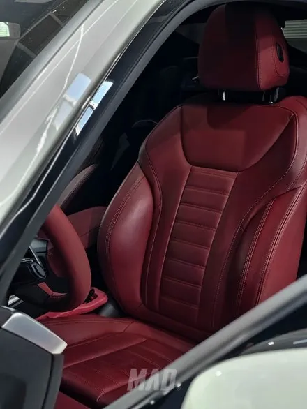 [서울.경기 | 자동차 실내 튜닝 전문점] BMW 420i 핸들 타코라 레드 컬러 커스텀 도색 교체 염색 / 부산 기장경기 광주시 문형동