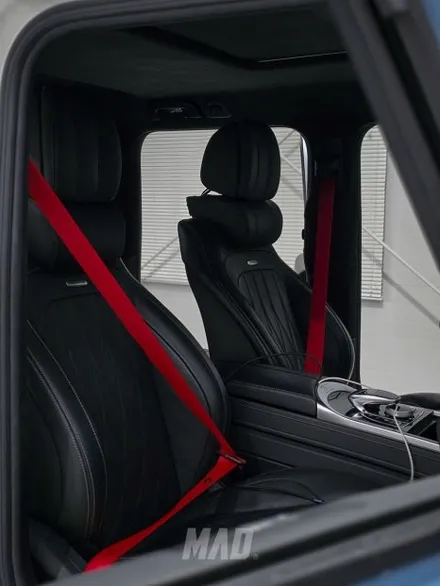 벤츠 G63 AMG 지바겐 안전벨트 색상 교체 튜닝 비용 가격대비 확실한 변화 / 부산 기장경기 광주시 문형동