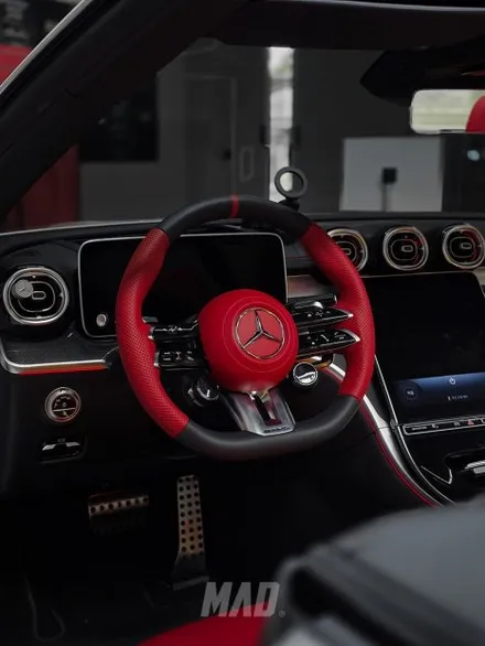 벤츠 CLE53 AMG 카브리올레 안전벨트 색상 교체 및 커스텀 도색 / 부산 기장경기 광주시 문형동