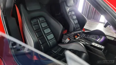 페라리 F430, 13년 세월의 흔적 [Ferrari F430 실내복원 _커스텀매드] #가죽복원 #버튼복원 #시트복원 / 부산 기장경기 광주시 문형동