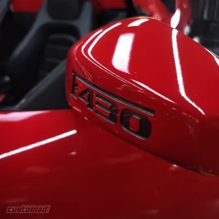 페라리 F430 실내복원기 [Ferrari F430 복원시공 _커스텀매드] #가죽복원 #시트복원 #끈적임복원 #핸들복원 / 부산 기장경기 광주시 문형동