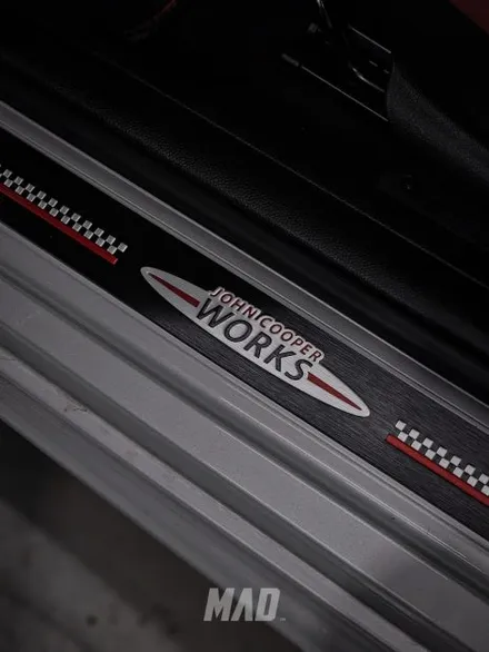 미니쿠퍼 컬러벨트 시공 진짜 잘하는 곳! [BMW 미니쿠퍼 3도어 JCW 컬러 안전벨트 교체 _ 커스텀매드] / 부산 기장경기 광주시 문형동