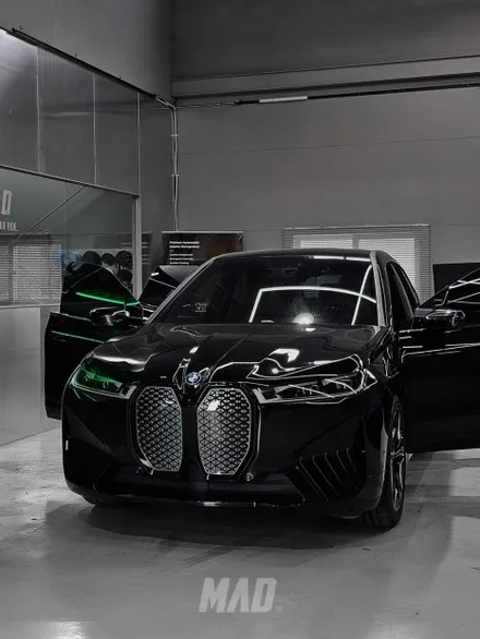 [서울.경기 | 자동차 실내 튜닝 전문점] BMW iX50 롱비치 블루 컬러 안전벨트 시공! 옵션 못넣었다고 걱정하지마세요 / 부산 기장경기 광주시 문형동