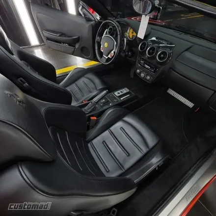 페라리 F430 실내복원기 [Ferrari F430 복원시공 _커스텀매드] #가죽복원 #시트복원 #끈적임복원 #핸들복원 / 부산 기장경기 광주시 문형동
