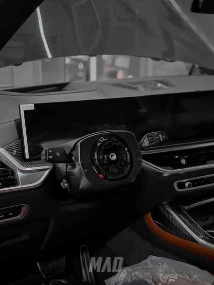 BMW X7 꼬냑 시트 색상에 맞춰 핸들 커스텀 도색 / 부산 기장경기 광주시 문형동