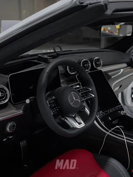 벤츠 CLE53 AMG 카브리올레 안전벨트 색상 교체 및 커스텀 도색 / 부산 기장경기 광주시 문형동