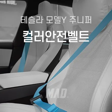 테슬라 모델 Y 주니퍼 안전벨트 색상 교체 합리적인 비용으로 효과는 확실하게 / 부산 기장경기 광주시 문형동