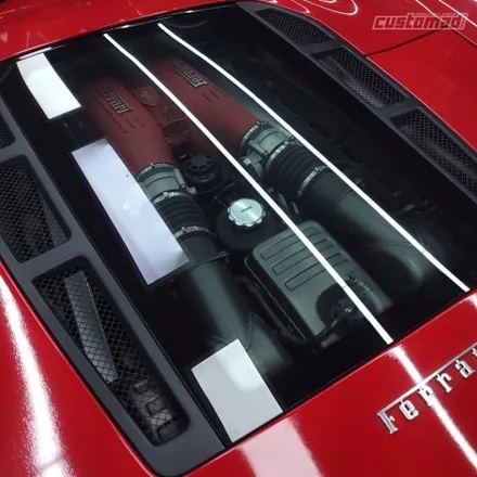 페라리 F430 실내복원기 [Ferrari F430 복원시공 _커스텀매드] #가죽복원 #시트복원 #끈적임복원 #핸들복원 / 부산 기장경기 광주시 문형동