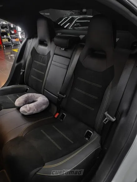 벤츠도 벤츠나름, AMG다워지기 [CLA 45s amg 컬러안전벨트 시공 _커스텀매드] / 부산 기장경기 광주시 문형동