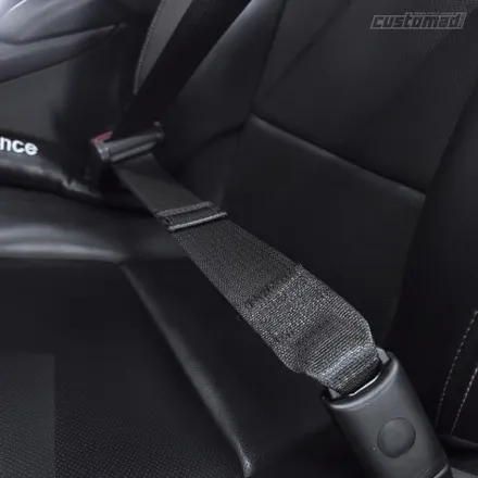 블랙에 레드만 잘어울리는게 아니다, 블랙&퍼플 조합 [캐딜락 Cadillac ATS 컬러벨트 _커스텀매드] #컬러안전벨트 #안전벨트튜닝 #서울경기자동차튜닝샵 #벨트교체 / 부산 기장경기 광주시 문형동