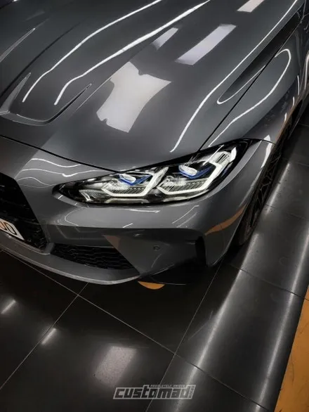 BMW M4에 치트키쓰기 [BMW M4 컴페티션 컬러안전벨트 시공 _커스텀매드] / 부산 기장경기 광주시 문형동