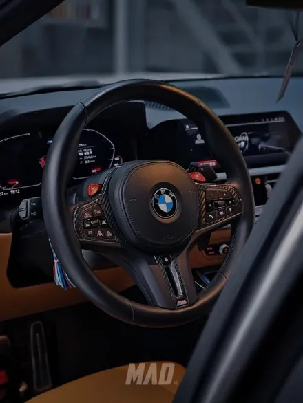 BMW G20 320i 브라운 시트 블루 컬러 안전벨트 교체 [서울.경기 | 자동차 실내 튜닝 전문점] / 부산 기장경기 광주시 문형동