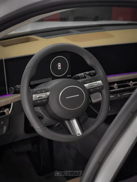 순정보다 순정같은 핸들염색 시공기 [소나타 디엣지 핸들 커스텀 도색 시공 _ 부산 자동차 실내염색 전문점] / 부산 기장