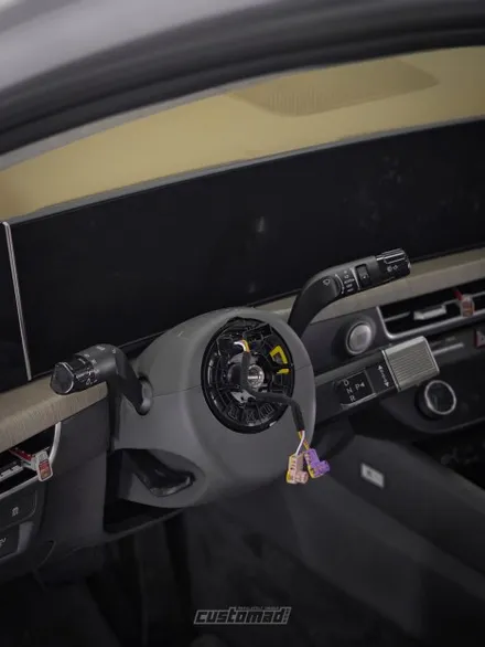 순정보다 순정같은 핸들염색 시공기 [소나타 디엣지 핸들 커스텀 도색 시공 _ 부산 자동차 실내염색 전문점] / 부산 기장