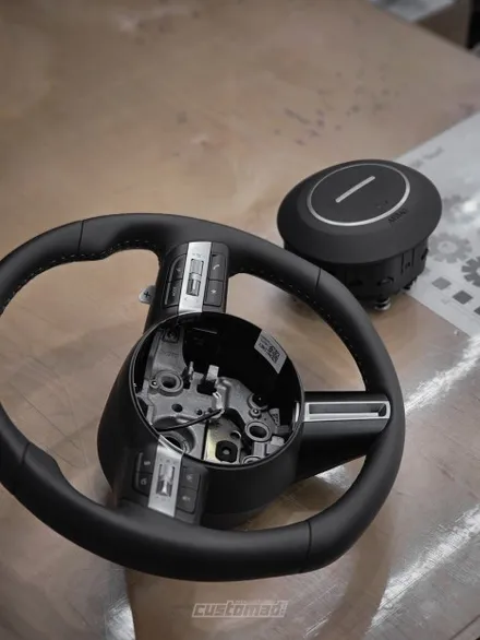 순정보다 순정같은 핸들염색 시공기 [소나타 디엣지 핸들 커스텀 도색 시공 _ 부산 자동차 실내염색 전문점] / 부산 기장