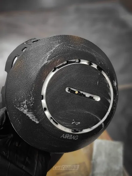 순정보다 순정같은 핸들염색 시공기 [소나타 디엣지 핸들 커스텀 도색 시공 _ 부산 자동차 실내염색 전문점] / 부산 기장