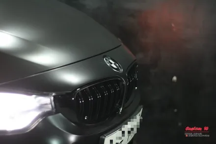 BMW M4 맷블랙(블랙무광) 휠도색으로 바디와 완벽한 조화를 맞추다. / 용인 처인구
