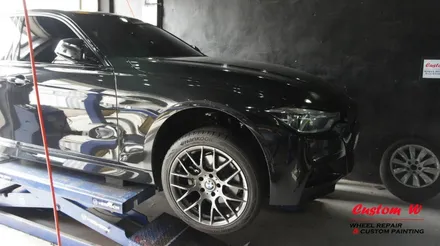 건메탈 휠도색- BMW 3시리즈 / 용인 처인구