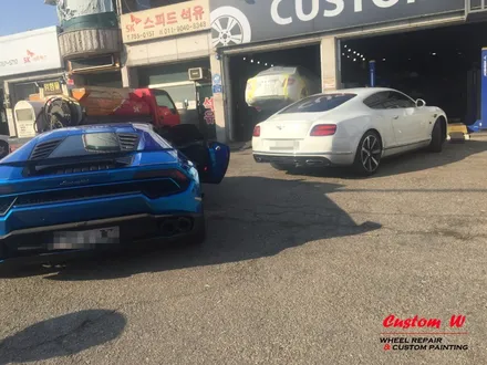 잘 못된 휠도색 바로 잡기 - 성난황소 람보르기니 우라칸이 진짜 성나서 온 사연. / 용인 처인구