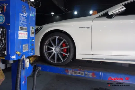 벤츠 S63 AMG 카브리올레 W217 블랙유광 휠도색 + 에어발란스, 이오나이져 레트로핏, 코딩. / 용인 처인구