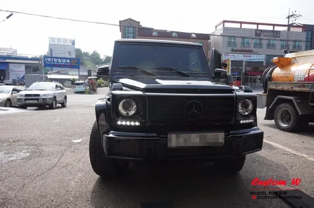 상남자의 차 벤츠 G350d G바겐 맷블랙 휠도색, 블랙 캘리퍼도색, 벤츠코딩서비스(내기순환유지,미러링크활성화) / 용인 처인구
