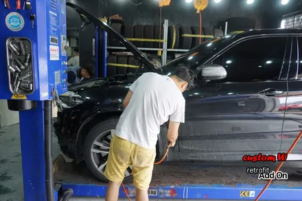 BMW X5 50D에 가장 적합한 블랙유광 휠도색과 필수인 캘리퍼도색! / 용인 처인구