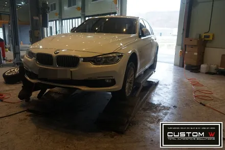 BMW F30 320d 블랙유광 휠도색. / 용인 처인구